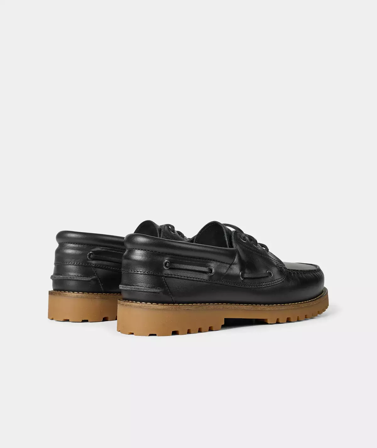 Garment Project Black Ollie Boat Schuhe Herren schwarz 